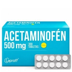 ACETAMINOFEN * 500 MGS LAPROFF * 300 PASTAS