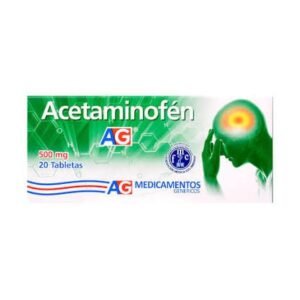ACETAMINOFEN ( AG 500 MGS * 100 PASTAS )
