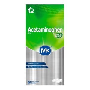 ACETAMINOFEN MK * 500 MGS * 50 PASTAS